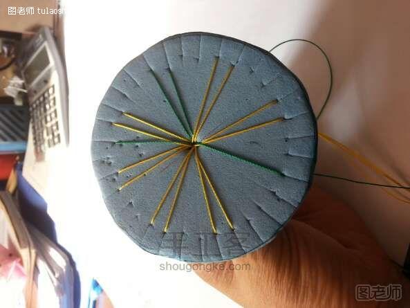 【图】手工编织图解教程 漂亮的装饰套环DIY制作教程