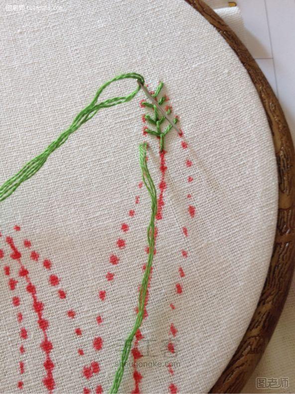 手工编织图片教程【图】 让刺绣变得很有爱的刺绣教程
