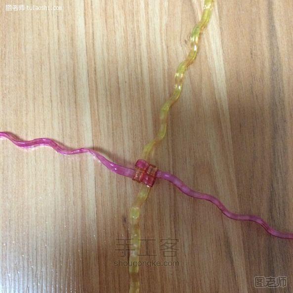 【图】编织diy教程 塑料管编织