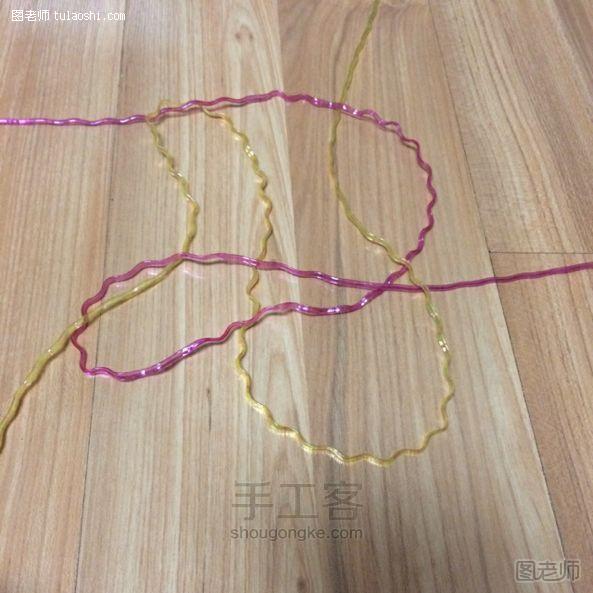 【图】编织diy教程 塑料管编织