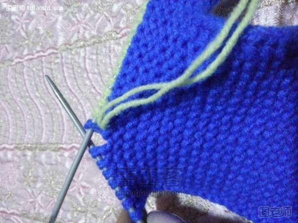 编织教程图解 坐便圈的新毛衣