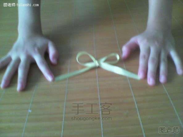手工编织教程 快速折叠 新型丝带蝴蝶结