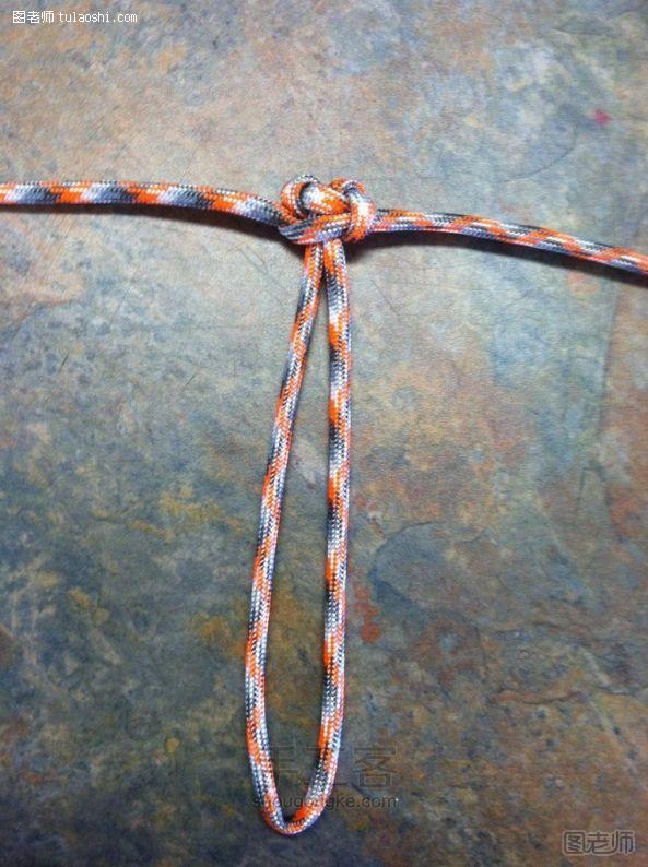 【图】编织教程图解 编织伞绳钥匙链