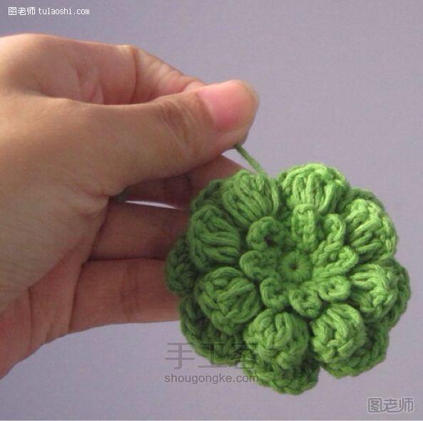 手工编织教程【图】 花朵的钩织方法