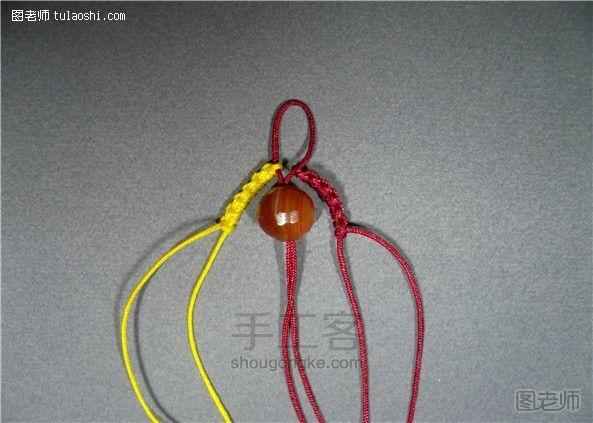 手工编织图片教程 玛瑙手链