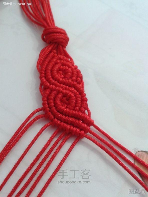 diy编织教程【图文】 ❀ 听海 是我对你的思念 手绳DIY方法
