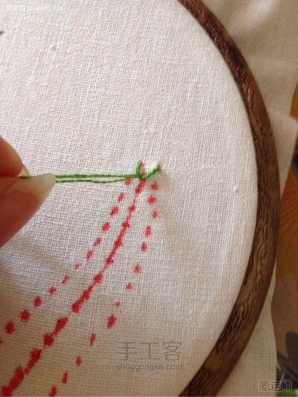 手工编织图片教程【图】 让刺绣变得很有爱的刺绣教程