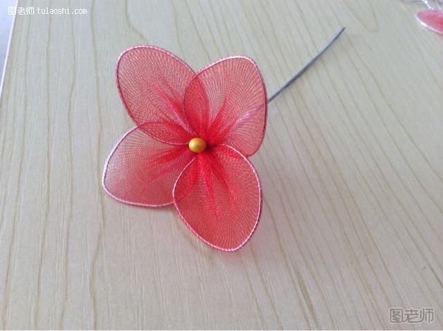 手工编织图片教程【图文】丝网花之幸福花儿朵朵开