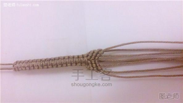 【图】手工编织图解教程 串珠编织手链教程