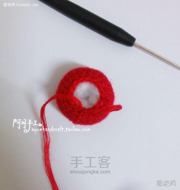 【图】手工编织图片教程 钩一个自己的小苹果 钩织手工