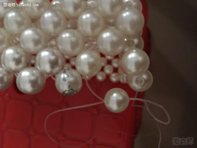 手工编织教程【图】 珍珠收纳盒