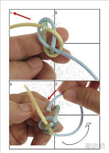 【图】diy编织教程 简单易学的纽扣节