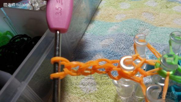【图文】手工编织教程 橡皮筋手链编织方法