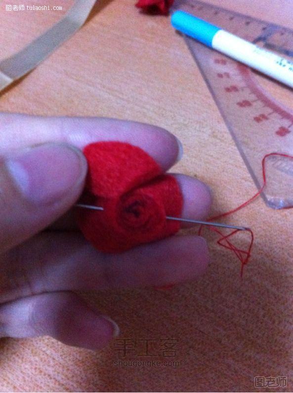 【图】编织教程图解 两种材料玫瑰的做法！