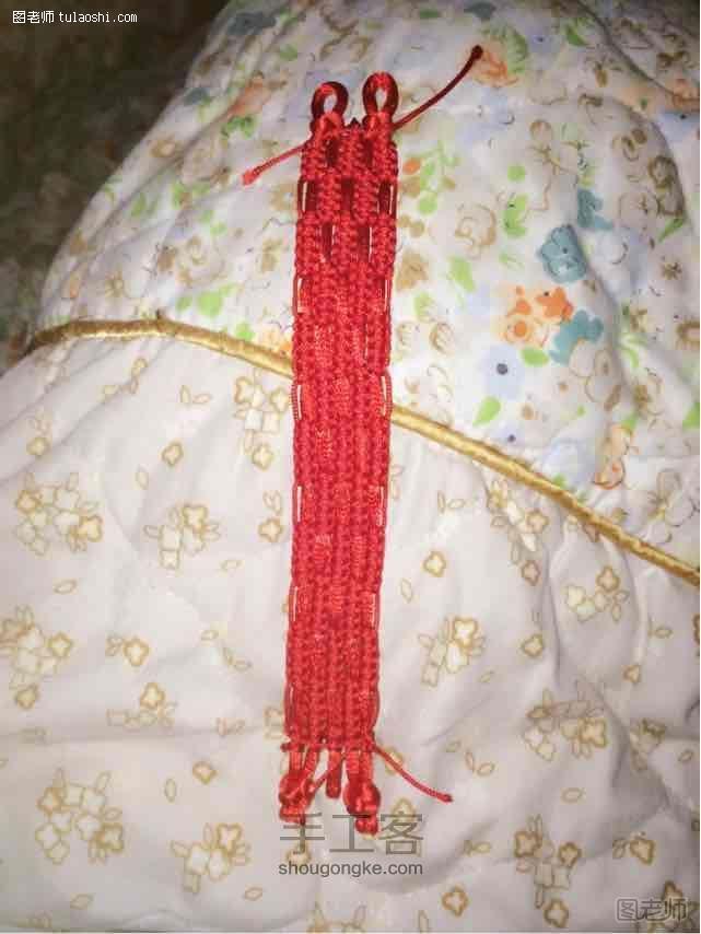 编织教程图解 红绳编织之岁岁平安