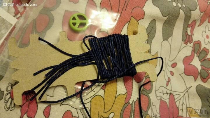 手工编织图片教程【图】 简单的平结编绳手链
