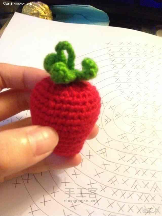 【图文】手工编织图片教程 大红草莓