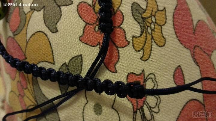 手工编织图片教程【图】 简单的平结编绳手链