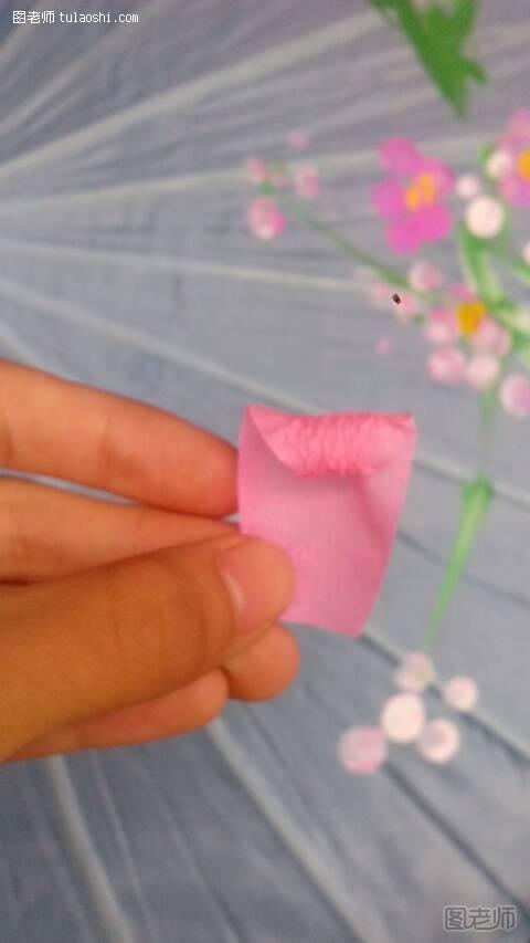 【图文】手工编织图片教程 皱纹纸花