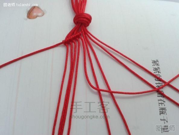 diy编织教程【图文】 ❀ 听海 是我对你的思念 手绳DIY方法