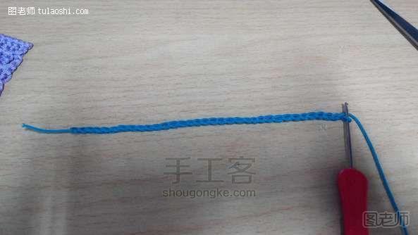 【图】手工编织教程 方垫的钩织图解 原创DIY 