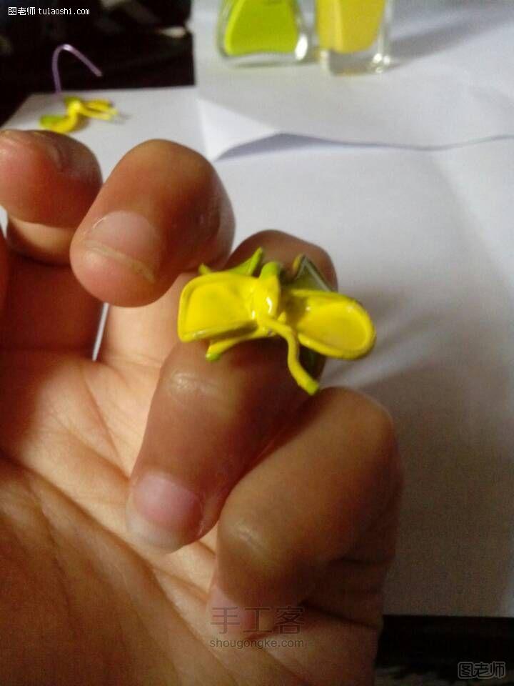 手工编织图解教程 漂亮的小蝴蝶