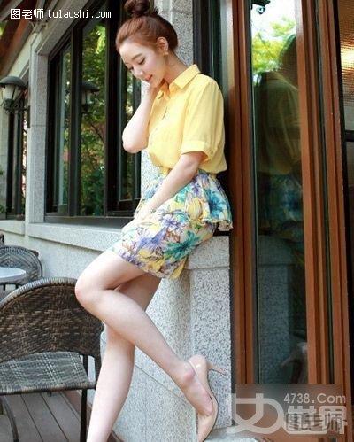 个性服装搭配 韩国美眉为你示范夏季穿衣搭配 