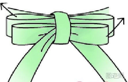 女生时尚服装搭配【图】 双蝴蝶结的系法图解 