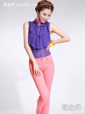 【图】夏季服装搭配 紫色和什么颜色搭配好看 