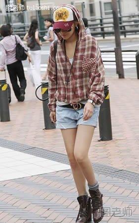 【图】夏季时尚服装搭配 韩式格子衬衫易搭好看最惹眼 