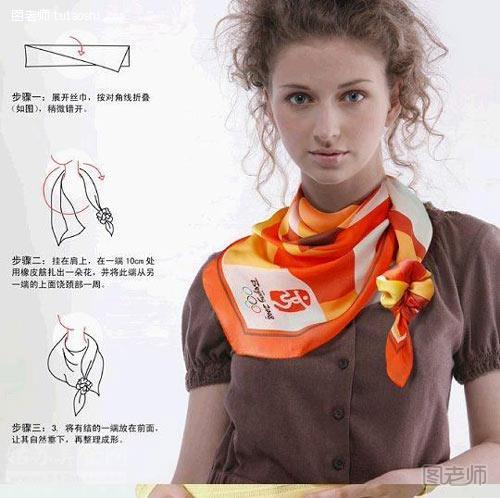 【图】时尚服装搭配 女士围巾的系法图解 