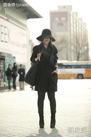 夏季服装搭配 韩国灰色系街拍让你立马变潮人 