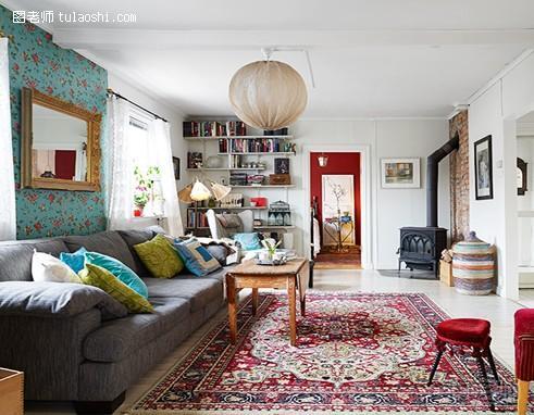 温暖客厅装饰效果图 让空间暖意洋洋富有家的温馨