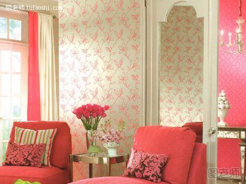 粉色梦幻客厅装修效果图 点亮温馨浪漫的生活