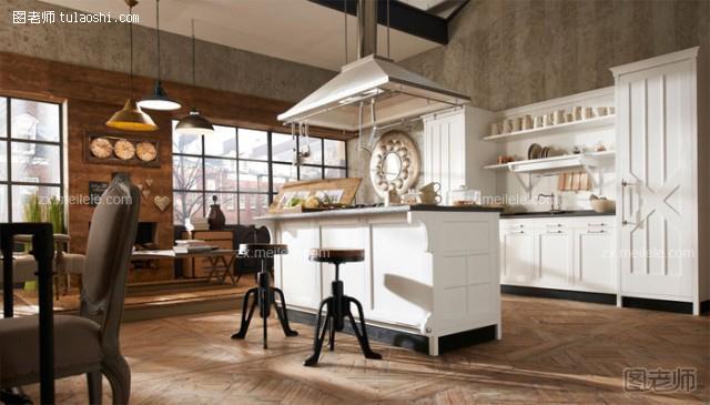 欧式厨房装修效果图 大气欧式风格启发你设计灵感
