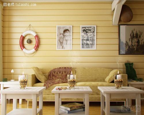 淡淡黄色客厅装修效果图集 让客厅飘出香橙的甜蜜