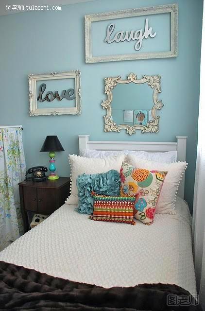 卧室床头背景墙设计 温馨的床头背景墙图片欣赏