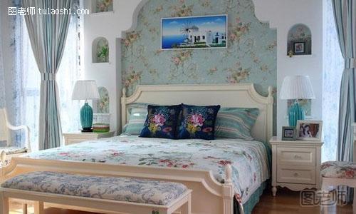 地中海风格卧室设计图赏 给人一种明亮的大海之感
