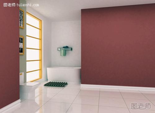 卫浴防水壁纸多种用法 防水壁纸打造多变现代风格