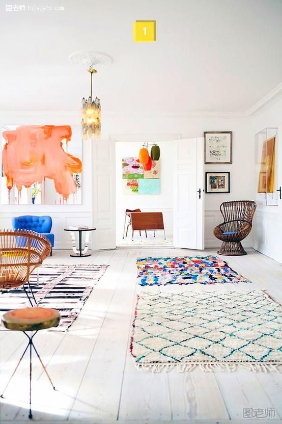 居室地毯效果图片欣赏 烘托出房间的风情万种