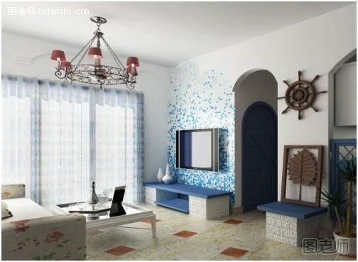 地中海风格客厅的静谧之美 地中海风格客厅装修图片欣赏