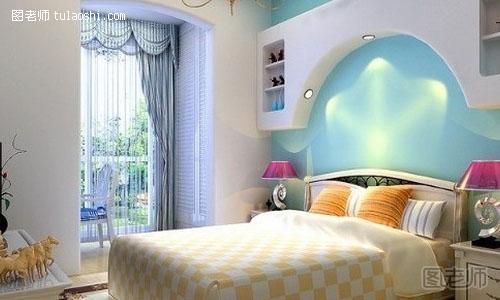 地中海风格卧室设计图赏 给人一种明亮的大海之感