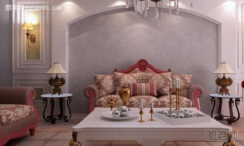欧式古典风格客厅装修效果图 大气奢华之美