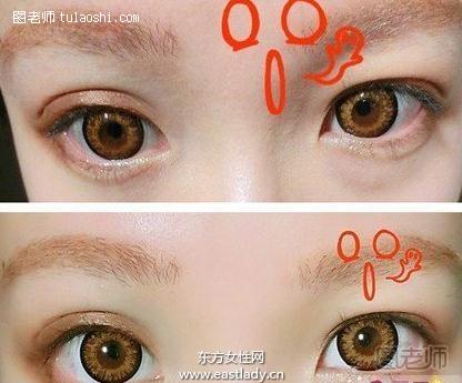 日系大眼妆的画法