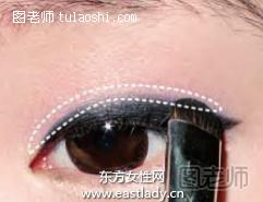 适合单眼皮MM的眼妆教程（图解）