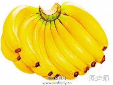 香蕉使肌肤加倍滋润