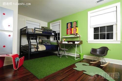 小男生卧室设计 活力型的颜色搭配3