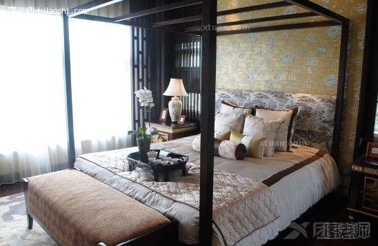 中式古典卧室效果图