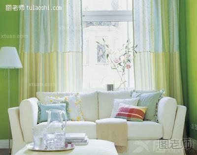 乡村风格卧室窗帘设计