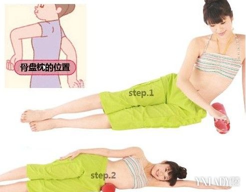 日本美容师骨盆枕头瘦腰法 打造迷人腰部曲线